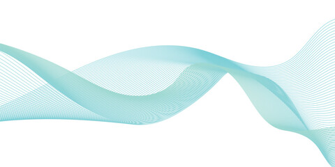 Abstract background of blue wavy lines