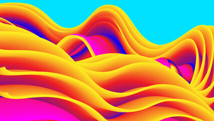 Colorful landscape background