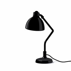 Sleek Black Desk Lamp: Modern Minimalist Design 