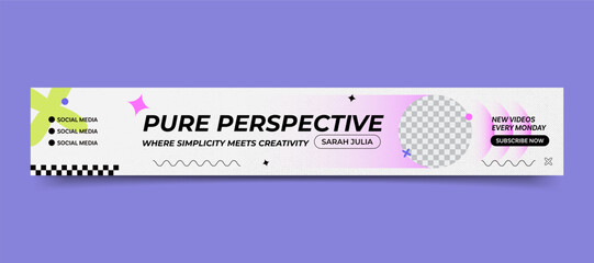 Creative YouTube Channel Banner Templates