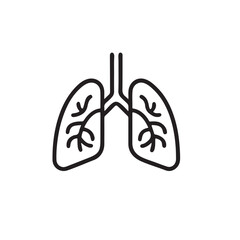 lungs silhouette image