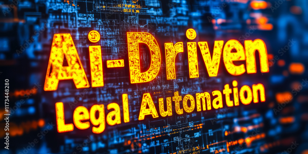 Poster ai-driven legal automation transforming document drafting and communication analysis