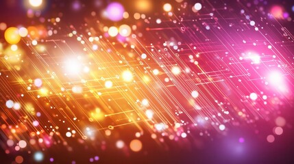 Obraz premium Mesmerizing abstract background with glowing lights, vibrant and energetic visual experience