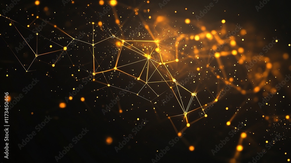 Poster abstract digital background for business presentation and data visualization