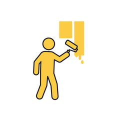 Minimalistic Flat vector  Icons of Everyday Activities on White Background.
