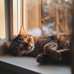 Heartwarming photos of cats in various home settings, showcasing their playful, curious, and relaxing moments. Featuring cats lounging on furniture, exploring indoor spaces, and interacting with their