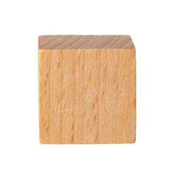 Wooden cubes on transparent background. png file