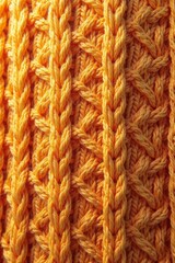 Fototapeta premium Knitted pattern background with warm beige and brown tones, beige, autumnal