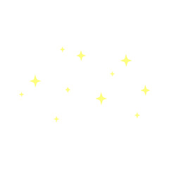 Group of star. Shiny stars pattern. Flat decorative vector design isolated illustration.	