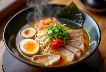 Authentic Japanese Ramen Bowl: A Flavorful Culinary Delight
