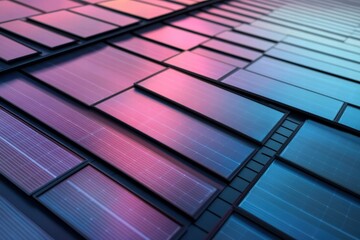 Solar panels with tinted roof design for sustainable energy solutions in modern buildings