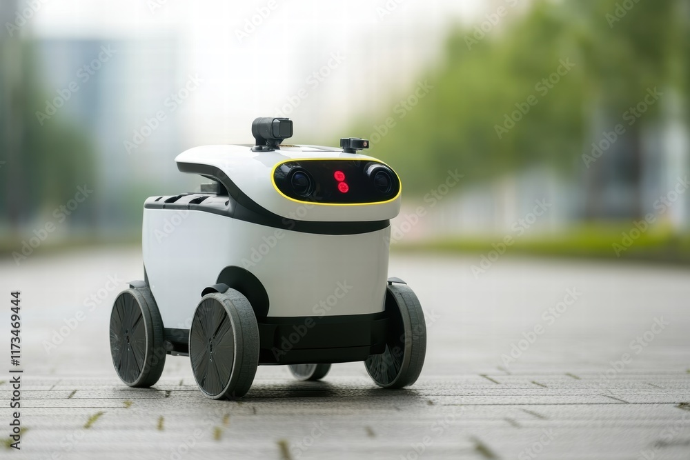 Aufkleber robots assisting in daily tasks in urban environments for improved convenience