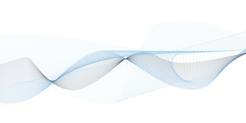 Abstract wave background.  Abstract backdrop with colorful wave gradient lines on white background. 