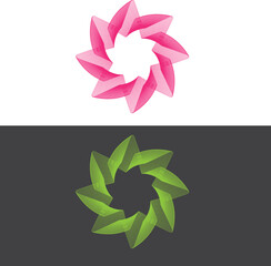 Fototapeta premium Star Modern Color Logo Design 