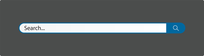 Search box with wide input space. Internet search box.. Search bar web page internet browser button, search box