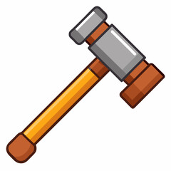 hammer isolated on white