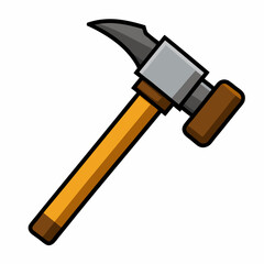 hammer isolated on white