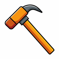 hammer isolated on white