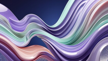 abstract background with waves