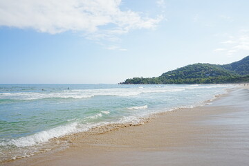 Praia das Conchas or Shell Beach in Ubatuba, Sao Paulo, Brazil - ブラジル サンパウロ...