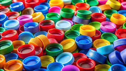 Recycled Plastic Bottle Caps: Colorful Upcycled Crafts & Eco-Friendly Material