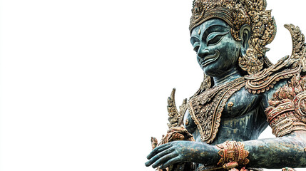 Statue of Vishnu or Narayana in Huytungtao, Chiang Mai: A Stunning Representation of Divine Presence and Cultural Significance