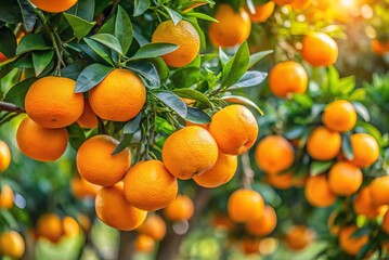 orange tree with fruits