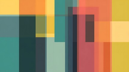 Minimalist Geometric Abstract Background in Modern Tech Color Palette