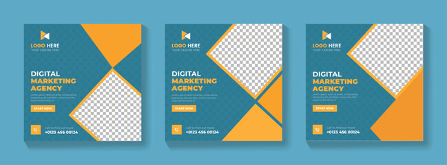 Marketing Agency Social Media Post Template, Agency Social Media Post Template, Social Media Post Template , Facebook Post, ,LinkedIn Post