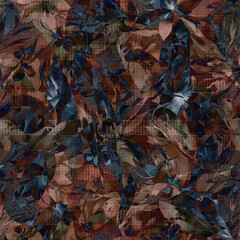 Dark abstract seamless patterns