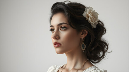 Naklejka premium portrait of a woman