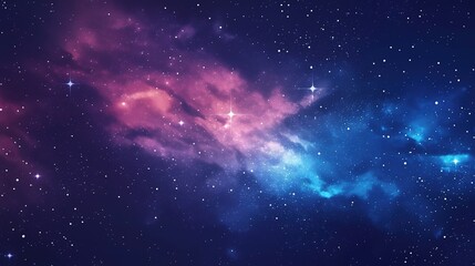 Fototapeta premium The amazing colors of the galaxy background with realistic cinematic lighting.