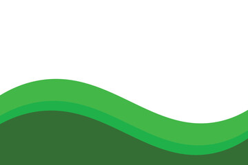 abstract green wave background