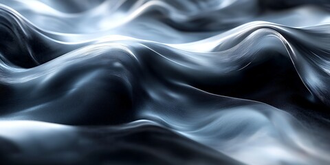 Fototapeta premium Abstract flowing waves background, ideal for motion graphics or digital art projects.