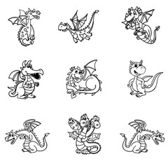 Little Dragon symbol icon, strength in simplicity