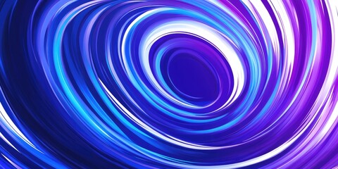 Abstract swirling vortex of vibrant blue and purple hues.
