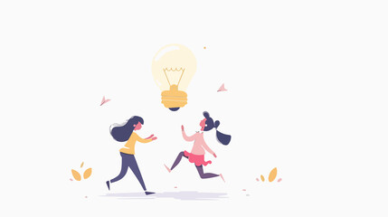 Team attempting to catch up with escaping light bulb