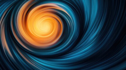 Fototapeta premium Abstract visualization of a financial vortex, symbolizing the aggregation of investments from multiple feeder funds