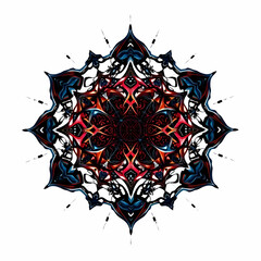 abstract background with flowers
