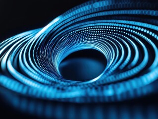 Obraz premium Abstract representation of a financial vortex, symbolizing the aggregation and distribution of investments through a feeder fund