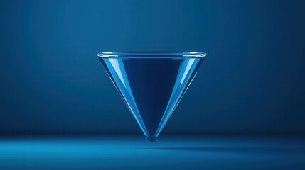Abstract representation of a financial funnel, illustrating how feeder funds channel investments into a larger master fund