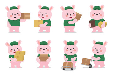 Delivery Rabbit Character Collection.