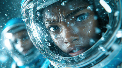 Nervous Expressions of Astronauts in Space Environment