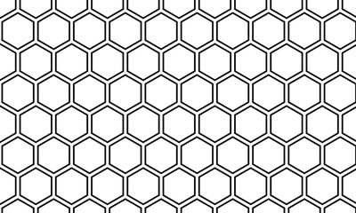 abstract black outline polygon pattern vector suitable for background.