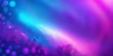 Abstract Purple Blue Fantasy Background Dreamy Lights Bokeh