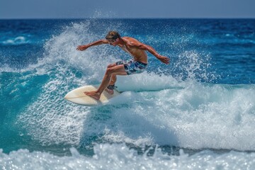 surfer in action