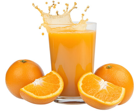 orange juice and orange