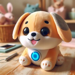 Interactive Plush Pet Soft plush toys with built in sensors that