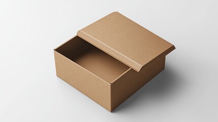 Square Box Packaging Mockup 