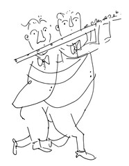 flute duo © bwi_cliparts